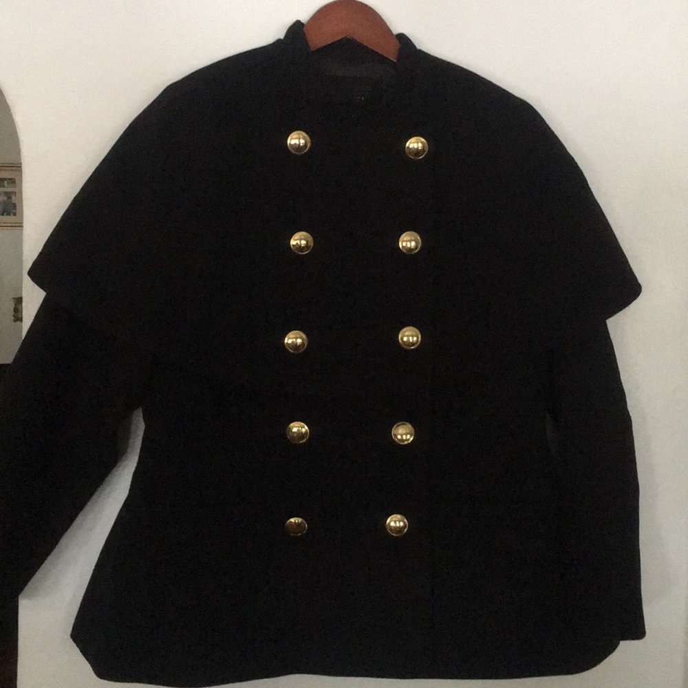 Eloquii Military cape coat